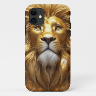 Case-Mate iPhone Case Tête de lion doré superbe