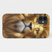 Coques Case-Mate iPhone Tête de lion doré superbe (Dos (Horizontal))