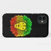 Coques Case-Mate iPhone Tête de lion Rasta rouge jaune vert dessin Jamaïqu (Dos (Horizontal))
