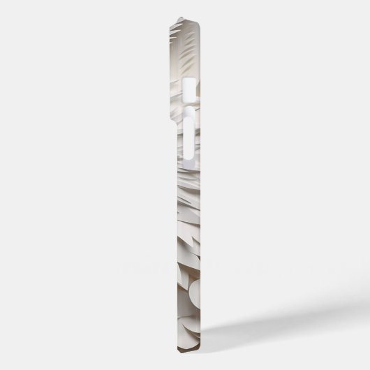 Coques Case-Mate iPhone Tête de loup blanc 3D (Verso / Gauche)