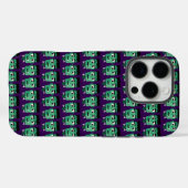 Coques Case-Mate iPhone Tête de monstre de Frankenstein (Verso (horizontal))