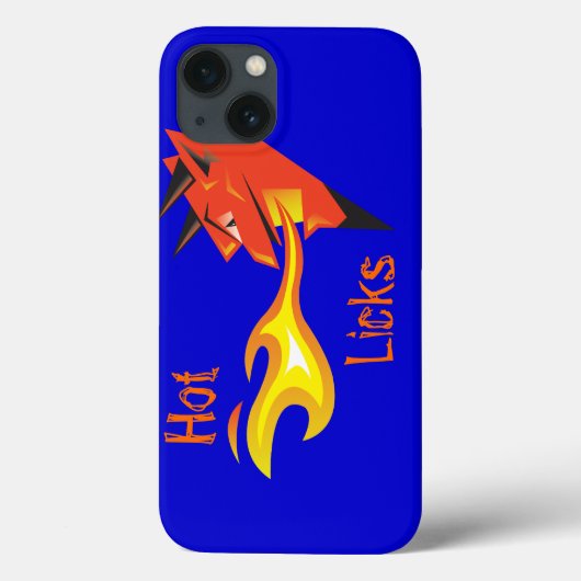 Coques Case-Mate iPhone Tête-Hot Licks du diable de feu (Verso)