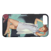 Coques Case-Mate iPhone Tête rouge dans la queue (Dos (Horizontal))