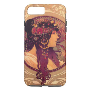 Coques Pour iPhone Têtes byzantines : Brunette Alfons Mucha