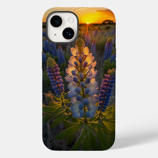 Coques Case-Mate iPhone Texas Bluebonnet (Verso)