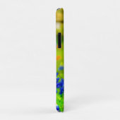 Coques Case-Mate iPhone Texas Bluebonnets Floral Monogramme Bleu et orange (Dos/Droite)