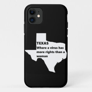 Case-Mate iPhone Case texas droits des femmes covid blanc