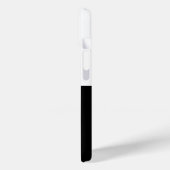 Coques Case-Mate iPhone Texte Blanc Gris Noir Et Couleurs Solides (Verso / Gauche)