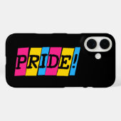 Coques Case-Mate iPhone Texte de fierté pansexuelle (Verso (horizontal))