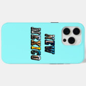 Coques Case-Mate iPhone Texte de l'image du Nouveau-Mexique (Verso (horizontal))