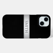 Coques Case-Mate iPhone Texte et couleurs modifiables | Rayure de dégradé (Verso (horizontal))