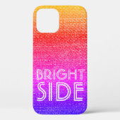 Coques Case-Mate iPhone Texte motivationnel Rainbow Ombre des années 80 (Verso)
