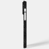 Coques Case-Mate iPhone Texte noir brillant moderne personnalisable (Verso / Gauche)