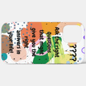 Coques Case-Mate iPhone Texte personnalisé Citation ou expression préférée (Verso (horizontal))