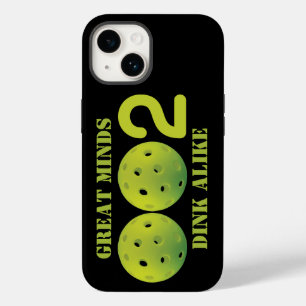Coque Pour iPhone 14 Texte personnalisé, score 002 sur iPhone noir 14