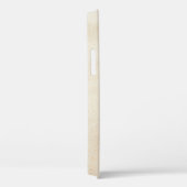 Coques Case-Mate iPhone textile blanc avec ombre noire (Verso / Droite)