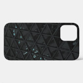 Coques Case-Mate iPhone textile floral blanc et noir (Verso (horizontal))