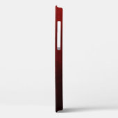 Coques Case-Mate iPhone textile floral rouge et noir (Verso / Gauche)