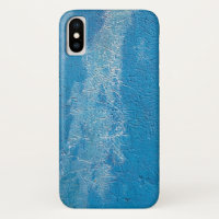 texture abstraite de peinture bleue