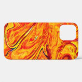 Coques Case-Mate iPhone texture Abstraite des vagues torsadées. Bright (Verso (horizontal))