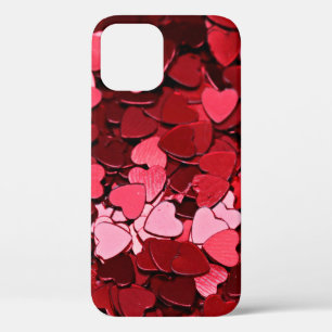 Case-Mate iPhone Case texture Arrière - plan coeur rouge