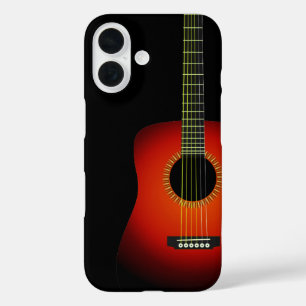 Coques iPhone 16 Texture Arrière - plan de guitare