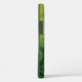 Coques Case-Mate iPhone Texture Arrière - plan Vert Jaune (Verso / Droite)