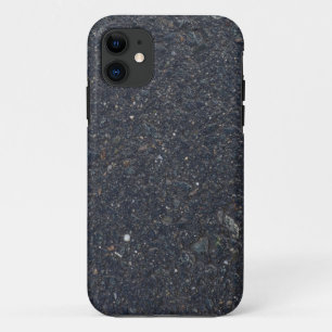 Case-Mate iPhone Case texture asphaltée humide motif bitumen pitch noir