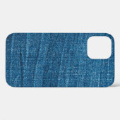 Coques Case-Mate iPhone Texture bleu denim, texture bluejeans (Verso (horizontal))