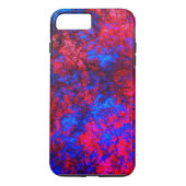 Coques Case-Mate iPhone texture bleu foncé texturé en marbre de daim (Dos)