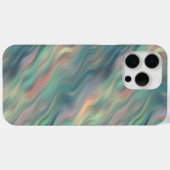 Coques Case-Mate iPhone Texture bleue Iris Wavy (Verso (horizontal))