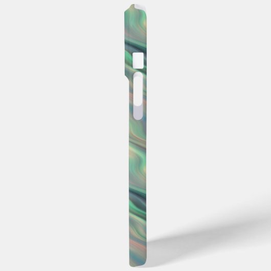 Coques Case-Mate iPhone Texture bleue Iris Wavy (Verso / Gauche)