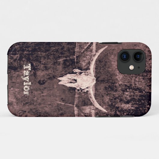 Coques Case-Mate iPhone Texture Brown occidentale Taureau rustique (Dos (Horizontal))