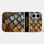Coques Case-Mate iPhone Texture complexe de la peau d’un serpent venimeux (Verso (horizontal))
