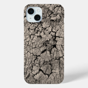 Coque iPhone 15 Mini Texture cool Crackée Earth Dirt
