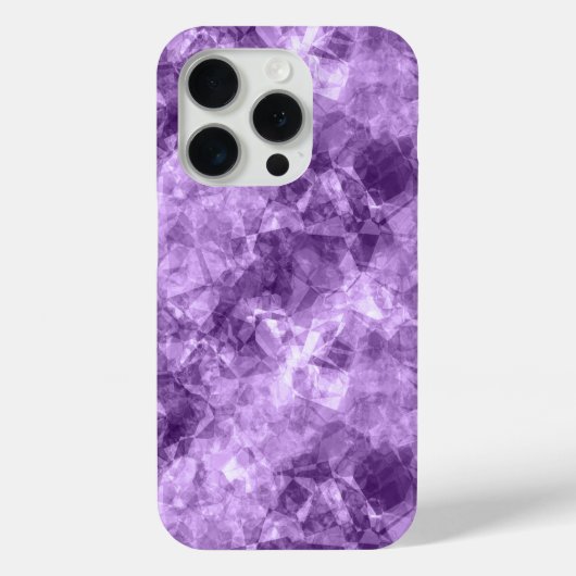 Coques Case-Mate iPhone Texture crumplée violet foncé (Verso)