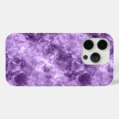 Coques Case-Mate iPhone Texture crumplée violet foncé (Verso (horizontal))