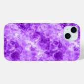 Coques Case-Mate iPhone Texture crumplée violette (Verso (horizontal))