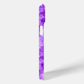 Coques Case-Mate iPhone Texture crumplée violette (Verso / Droite)