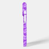Coques Case-Mate iPhone Texture crumplée violette (Verso / Gauche)