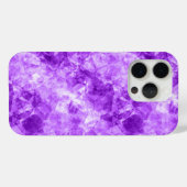 Coques Case-Mate iPhone Texture crumplée violette (Verso (horizontal))