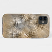 Coques Case-Mate iPhone Texture d'art fractal moderne abstrait aux tons de (Dos (Horizontal))