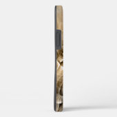 Coques Case-Mate iPhone Texture d'art fractal moderne abstrait Tons de Ter (Verso / Droite)