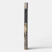 Coques Case-Mate iPhone Texture d'art fractal moderne abstrait Tons de Ter (Verso / Gauche)