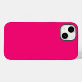 Coques Case-Mate iPhone Texture d'art moderne, rose (Verso (horizontal))