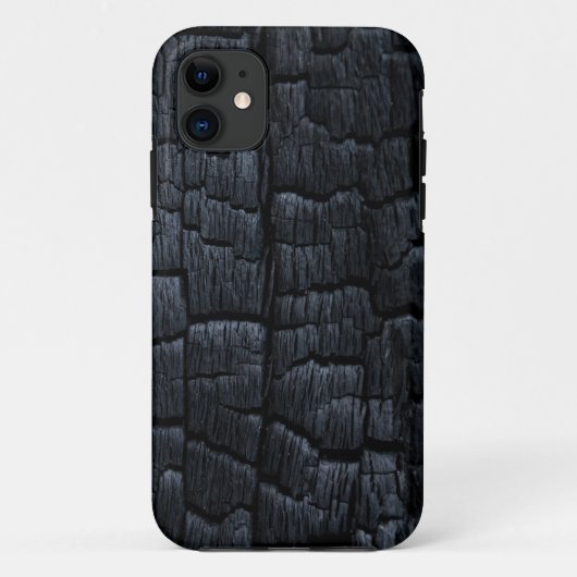 Coques Case-Mate iPhone Texture de bois brûlé (Dos)