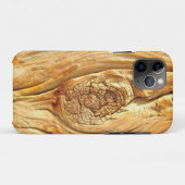 Coques Case-Mate iPhone Texture de bois noueux moderne (Dos (Horizontal))