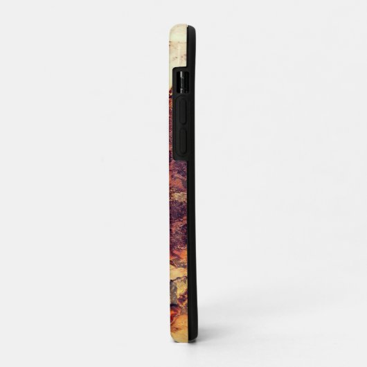 Coques Case-Mate iPhone Texture de broyage rustique (Dos/Gauche)