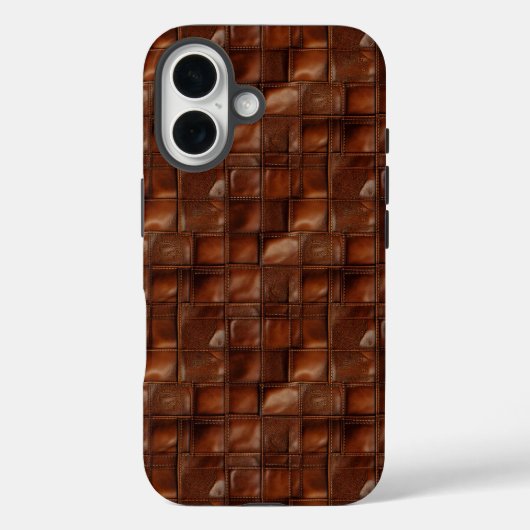 Coques Case-Mate iPhone Texture de cuir classique (Verso)