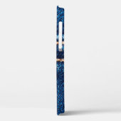 Coques Case-Mate iPhone Texture de denim bleu avec couture, Jeans (Verso / Gauche)